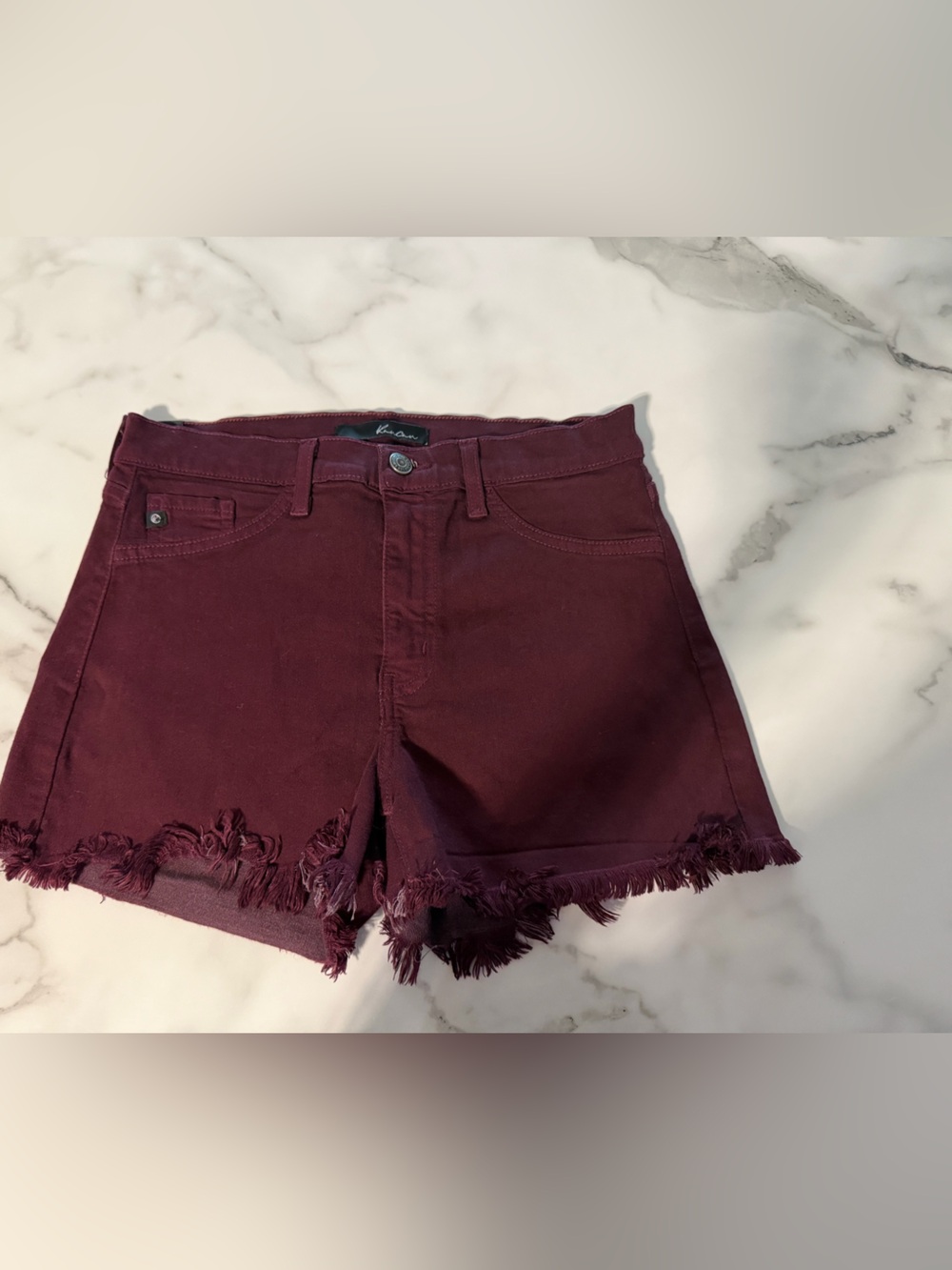 KanCan Deep Burgundy Women's Shorts